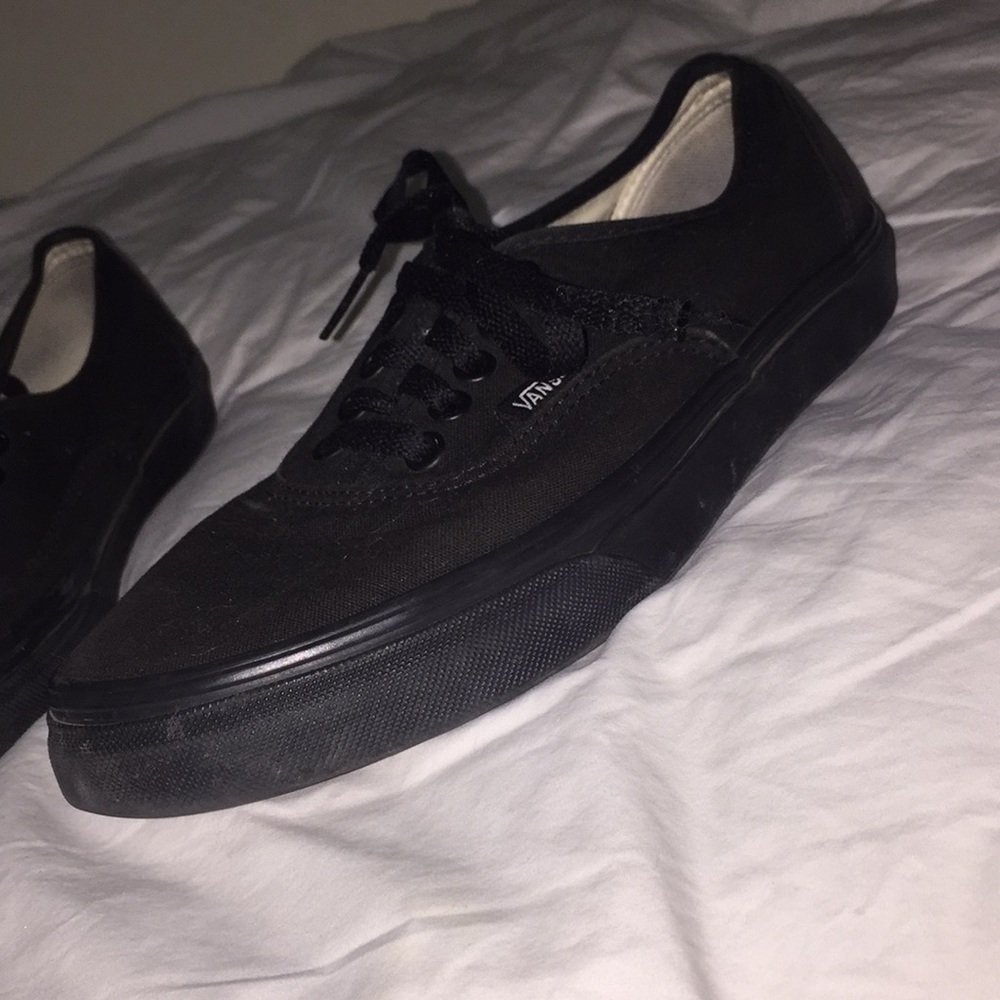 Vans all black low tops !